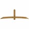Ekena Millwork Bellingham Rough Sawn Timber Gable Bracket, Western Red Cedar, 108"W x 36"H x 6"D x 6"F, 8/12 Pitch GBW108X36X0606BEL00RWR - alternate 1